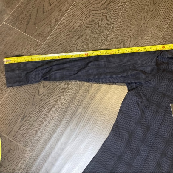 NWT Calvin Klein Body Slim Fit Black Plaid Sportswear Dress Shirt Size Large - Picture 10 of 10